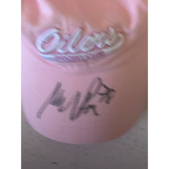 Oilers Hockey Club Women's Hat Baseball Cap NHL Adjustable Strapback Pink - Picture 3 of 6